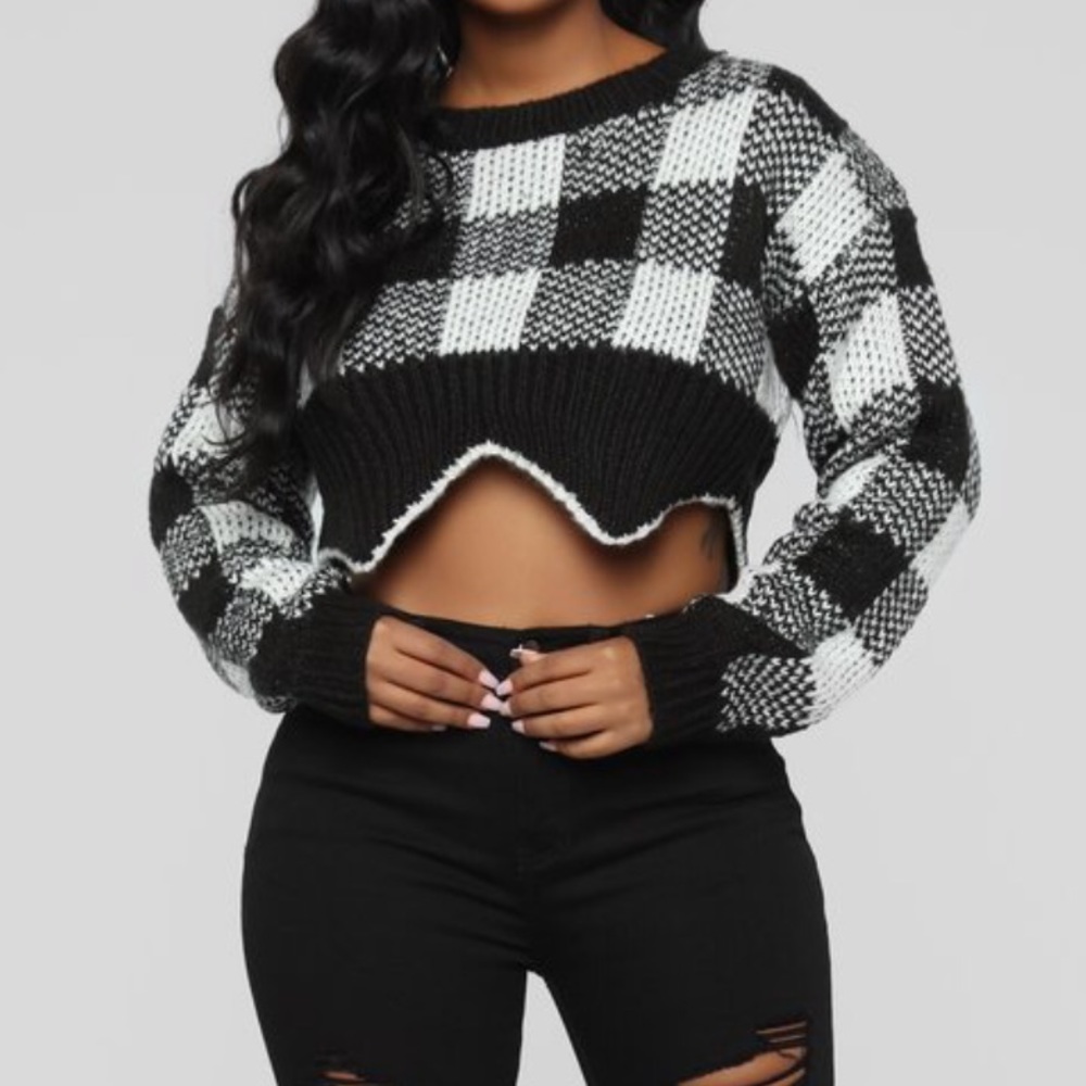 Fashion Nova Cropped Sweater
